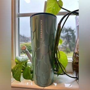 Starbucks stainless steel mermaid scale tumbler